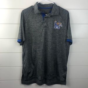 🏀University of Memphis 🏈 S Short Sleeve Polo